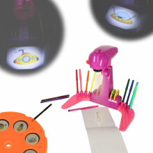 Ikonka Art.KX5148_1 Projektora gaismu projektors, lai mācītos zīmēt diapozitīvus violetā krāsā