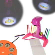 Ikonka Art.KX5148_1 Projector overhead projector for learning to draw slides violet