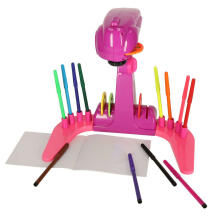 Ikonka Art.KX5148_1 Projector overhead projector for learning to draw slides violet