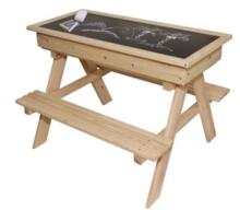 Ikonka Art.KX3830 Garden set for children table+2 benches sandpit