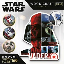 TREFL STAR WARS Puidust pusle Darth Vader, 160 osa