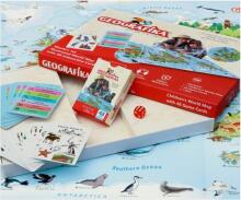 KidyBox Art.UPWM-2840/LV01 Game World map GEOGRAPHY in LV / EST / LT / ENG languages