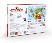 KidyBox Art.UPWM-2840/LV01 Game World map GEOGRAPHY in LV / EST / LT / ENG languages