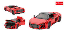 RASTAR 1:14 mēroga modeļa automašīna AUDI R8 Spyder Bricks, 93800