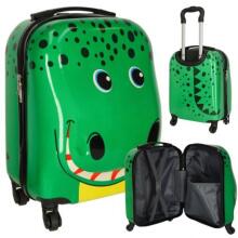 Ikonka Crocodile Art.KX3963_1 Bērnu ceļojumu koferis uz riteņiem