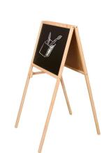 Ikonka Art.KX3732 Magnetic double-sided chalkboard + letters chalk sponge marker