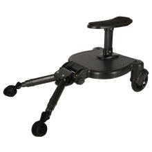Ikonka Art.KX3967 Pushchair extension with baby seat black