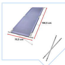 Ikonka Art.KX4833_2 Folding field bed tourist canoe not blue