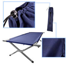 Ikonka Art.KX4833_2 Folding field bed tourist canoe not blue