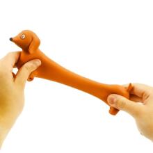 Keycraft Stretchy Sausage Dog Art.NV549  Мягка игрушка антистресс Собачка