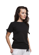 LuuTe Anda DEBORA Art.159337 Black  Рубашка с коротким рукавом