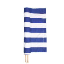 Ikonka Art.KX4493_2 Beach screen 6m blue and white