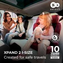 KinderKraft  XPAND 2 i-Size 100-150 cm Art.KCXPAN02GRY0000 Rocket Grey