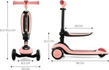 Kinderkraft  Halley Scooter Art.KRHALL00PNK0000 Rosa Pink