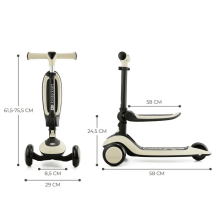 Kinderkraft  Halley Scooter Art.KRHALL00WHT0000 Stone White