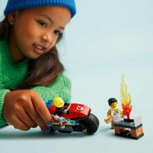 60410 LEGO® City Ugunsdzēsēju Glābšanas Motocikls