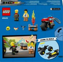 60410 LEGO® City Ugunsdzēsēju Glābšanas Motocikls