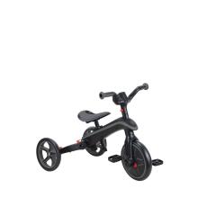 GLOBBER trīsritenis Explorer Trike Foldable 4in1, melni pelēks, 732-120