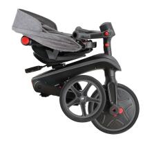 GLOBBER trīsritenis Explorer Trike Foldable 4in1, melni pelēks, 732-120
