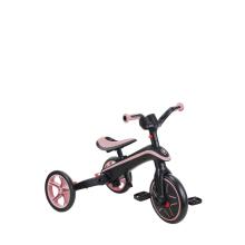 GLOBBER trīsritenis Explorer Trike Foldable 4in1, tumši pasteļrozā, 732-210
