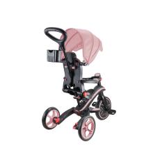 GLOBBER trīsritenis Explorer Trike Foldable 4in1, tumši pasteļrozā, 732-210