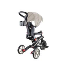 GLOBBER trīsritenis Explorer Trike Foldable 4in1, taupe, 732-466