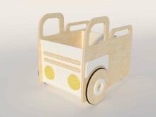 Designs Call KIBO Art.159424 Green  Ящик для игрушек на колесиках