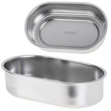 Ikonka Art.KX4125 Adler AD 4505 blue Food container heated lunch box set container separator spoon 0.8L 55W