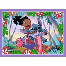 TREFL STITCH Puzzle Set 4 in 1