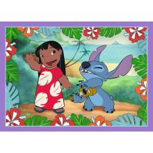 TREFL STITCH Puzzle Set 4 in 1
