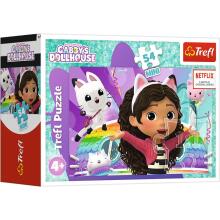 TREFL GABBY´S DOLLHOUSE mini puzzle 54 pcs