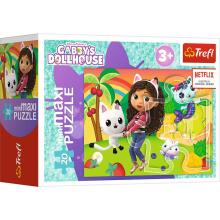 TREFL GABBY´S DOLLHOUSE mini maxi puzzle 20 pcs