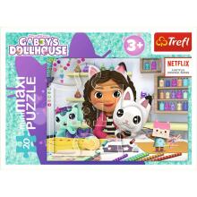 TREFL GABBY´S DOLLHOUSE mini maxi puzzle 20 pcs