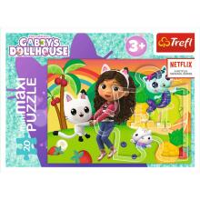 TREFL GABBY´S DOLLHOUSE mini maxi puzzle 20 pcs