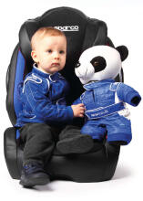 Sparco F1000KI Black-Blue Isofix (F1000KI-G23BL) 15-36 Kg