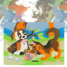 Ikonka Art.KX4162 ALEXANDER Liivane liivamaal - Kassid Koerad 6+