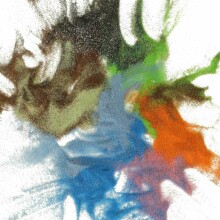 Ikonka Art.KX4162 ALEXANDER Smilšu smilšu gleznojums - Kaķi suņi 6+