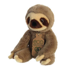 AURORA Eco Nation Plush Sloth, 24 cm