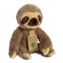 AURORA Eco Nation Plush Sloth, 24 cm