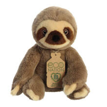 AURORA Eco Nation Plush Sloth, 24 cm