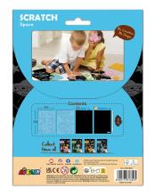 AVENIR Scratch set with stencil: Space