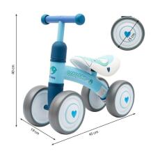 Carero Balance Bike   Art.159817 Black  Детский велосипед/бегунок с металлической рамой