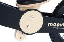 Moovkee Balance Bike Air Art.159826 Black  Детский велосипед/бегунок с деревянной рамой