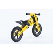 Moovkee Balance Bike Alex Air Art.159828 Yellow  Детский велосипед/бегунок с деревянной рамой