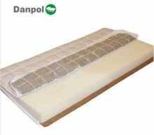Danpol Gryko-Koko Art.T18 Matracis bērnu gultai  kokosšķiedru-griķu sēnalas  120/80/9cm