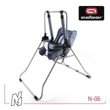 Adbor Swing N1 Art.N-06 Stable children's swing with a safety bar and feeding tray.