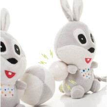4Baby Stroller Rattle Rabbit Art.R11 Pehme rippuv mänguasi vankrisse
