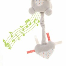 4Baby Musical Rabbit Art.R01 Muzikāla rotaļlieta piekarināma uz ratiem