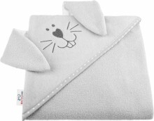 BabyOno Bath Towel Cover Ears Art.BOC0124 Owl  Махровое полотенце с капюшоном 80x80см.