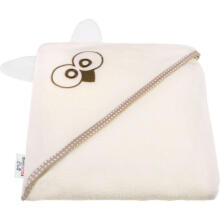 Bocialand Bath Towel Cover Ears Art.BOC0124 Owl Terry towel with hood 80x80cm